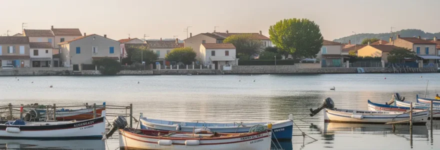 Vue panoramique étang de Thau location vacances Balaruc-les-Bains